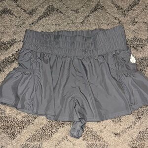 FP movement by Free People Get Your Flirt On shorts in sage stone.